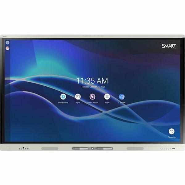 Picture of Smart SBID-MX265-V4-PW 65 in. LCD Board MX265-V4 Pro Series Interactive Display with iQ - 6GB - Touchscreen - 3840 x 2160 - Direct LED - 2160p - USB - Android 11&#44; White