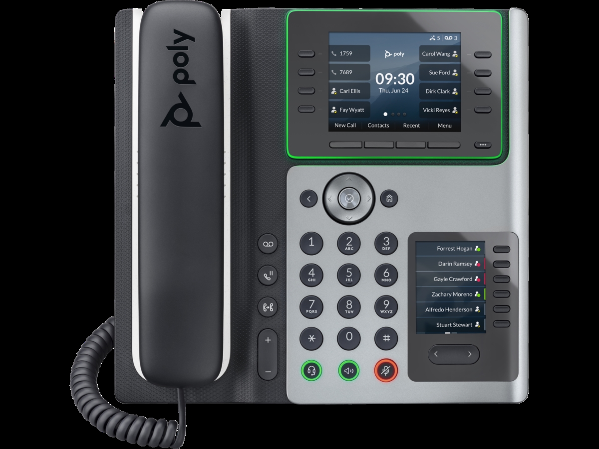 Picture of HP 82M93AA Poly Edge E400 PoE-Enabled IP Phone