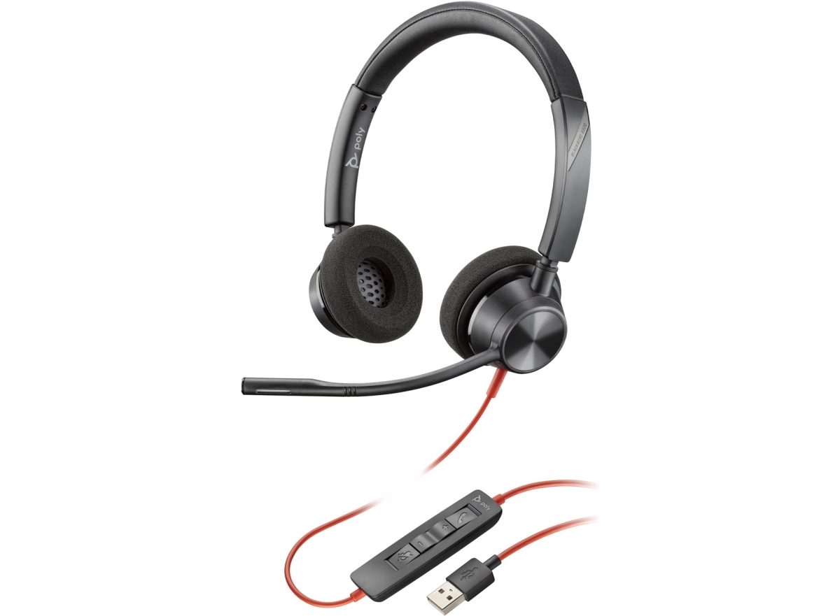 Picture of HP 76J17AA Poly Blackwire 3320 Microsoft Teams Certified USB-A Headset