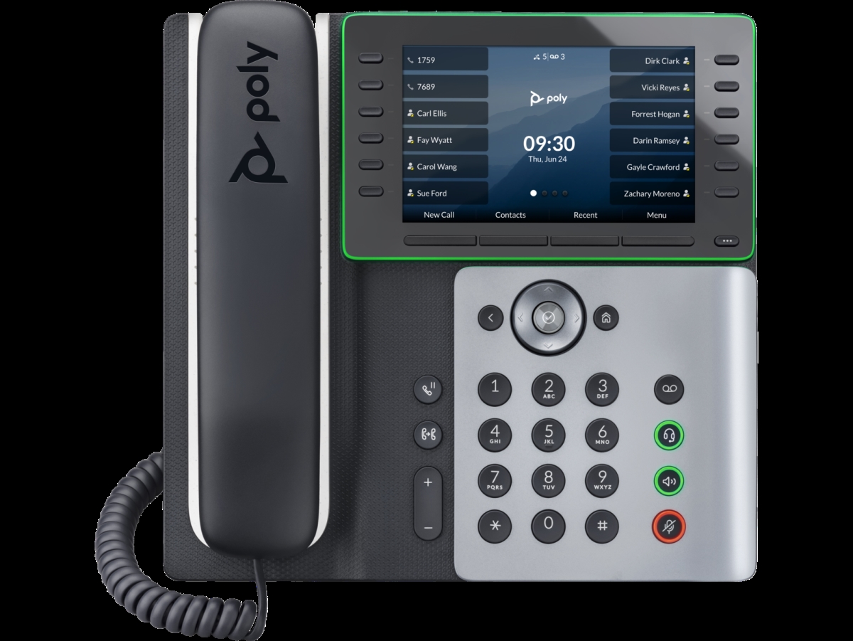Picture of HP 82M94AA Poly Edge E500 PoE-Enabled IP Phone