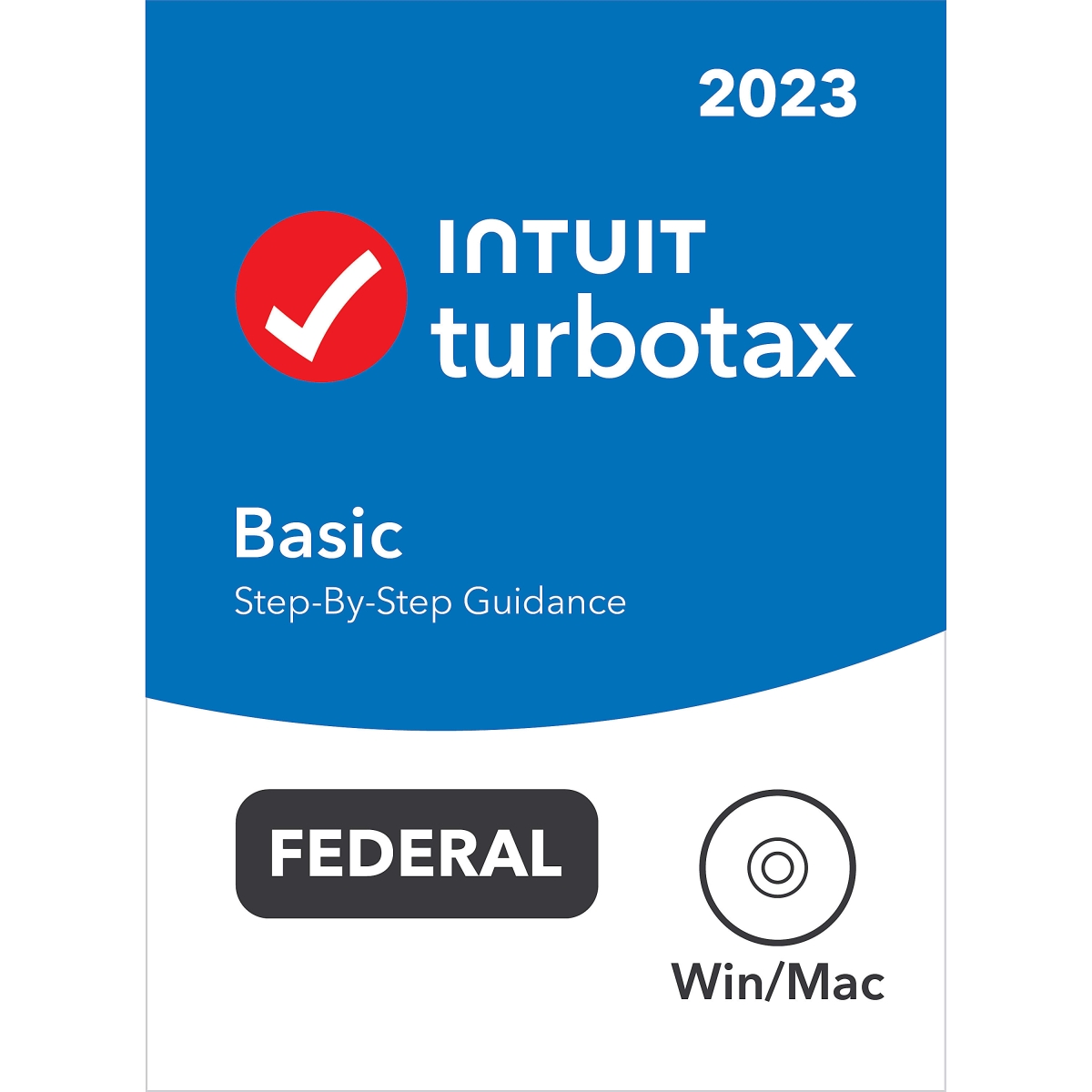 Picture of Intuit 5102353 TurboTax Basic 2023 Federal Software DVD Package