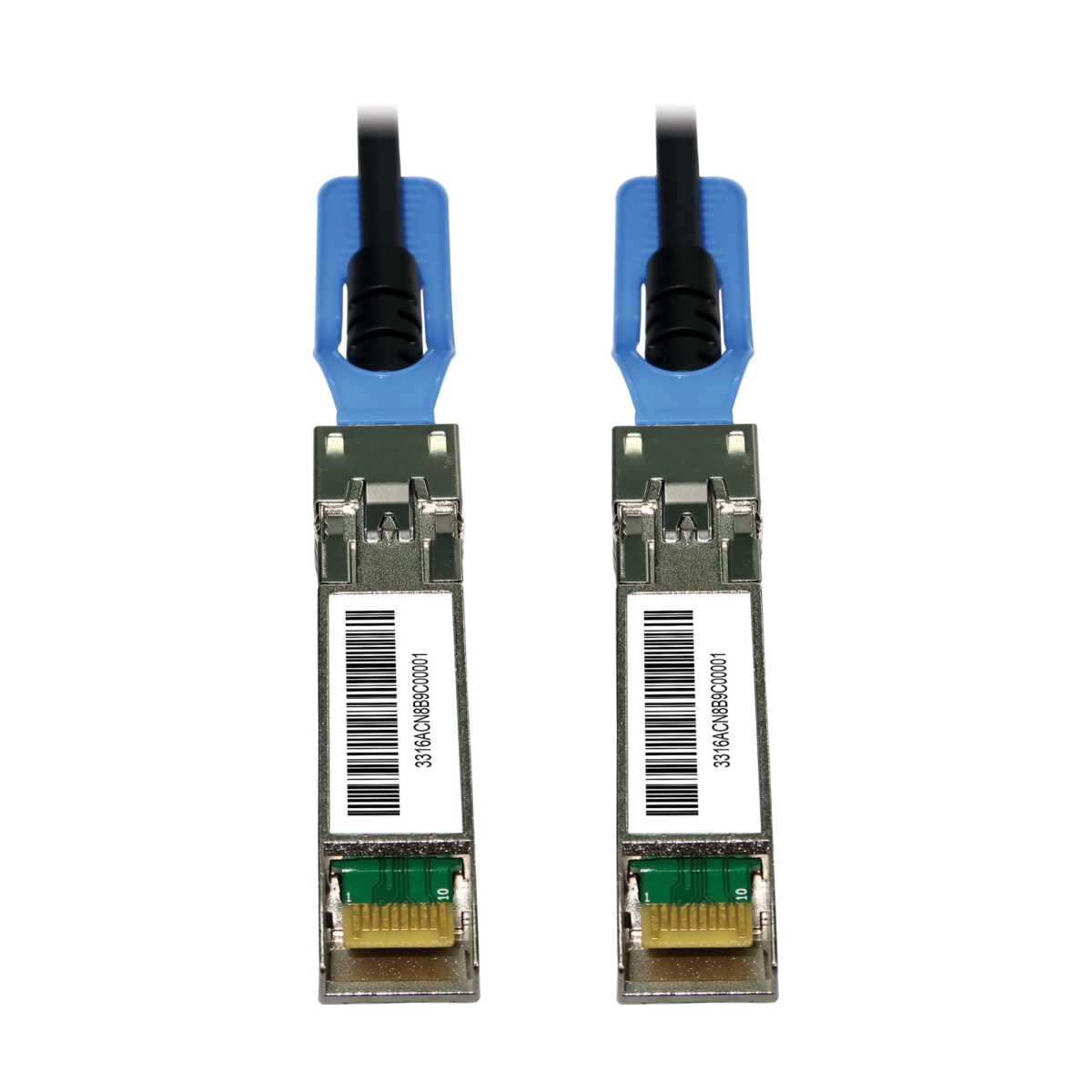 N280-02M-28-BK 6.6 ft. M-M SFP28 25 GbE Passive Twinax Copper Cable, Black