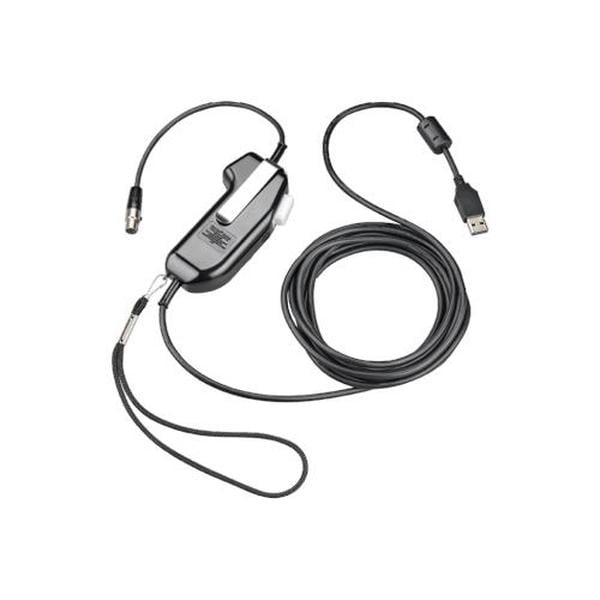 Picture of HP 8K713AA-AC3 Monaural Corded USB Push-to-Talk Adapter