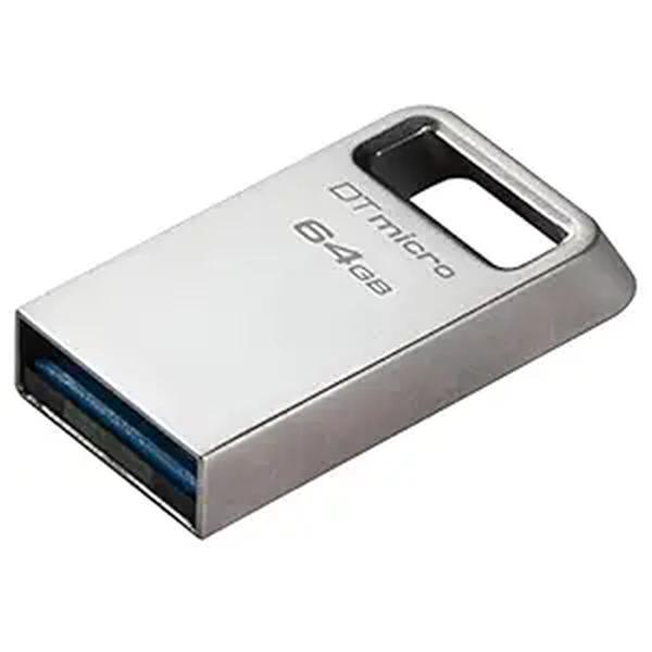 DTMC3G2-64GB 64GB Data Traveler Micro 200MbPS Metal USB 3.2 Gen 1 Flash Drive