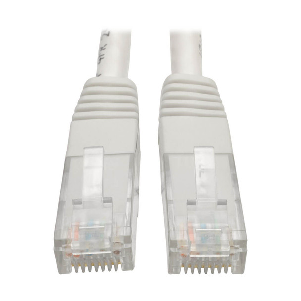 Picture of Tripp Lite by Eaton Connectivity N200-006-WH 6 ft. Cat6 Cat5e Gigabit Molded Patch Cable - RJ45 M-M 550 MHz&#44; White