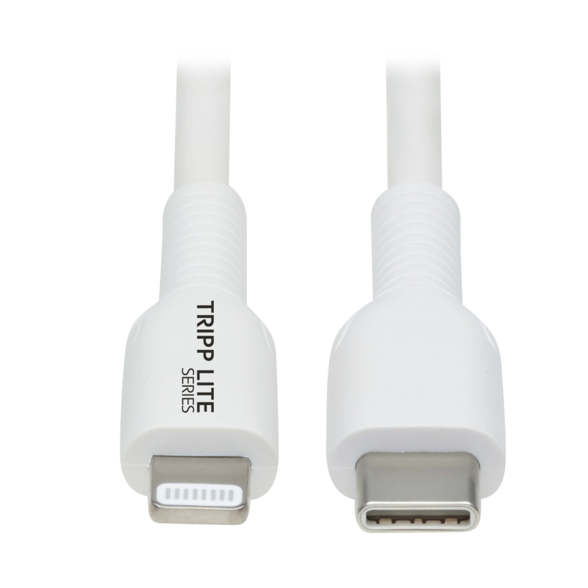 Tripp Lite M102AB-01M-WH 3.3 ft. USB-C To Lightning Sync Charge Cable, White