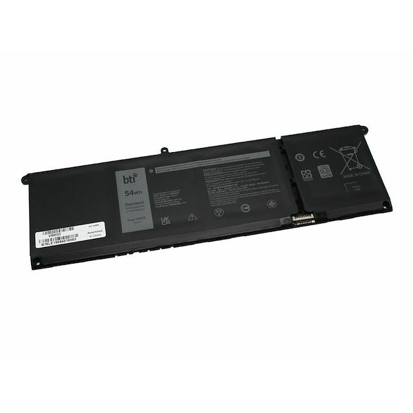 V6W33-BTI 15V 54W Replacement Battery for V6W33 MVK11 XPHX8, Black