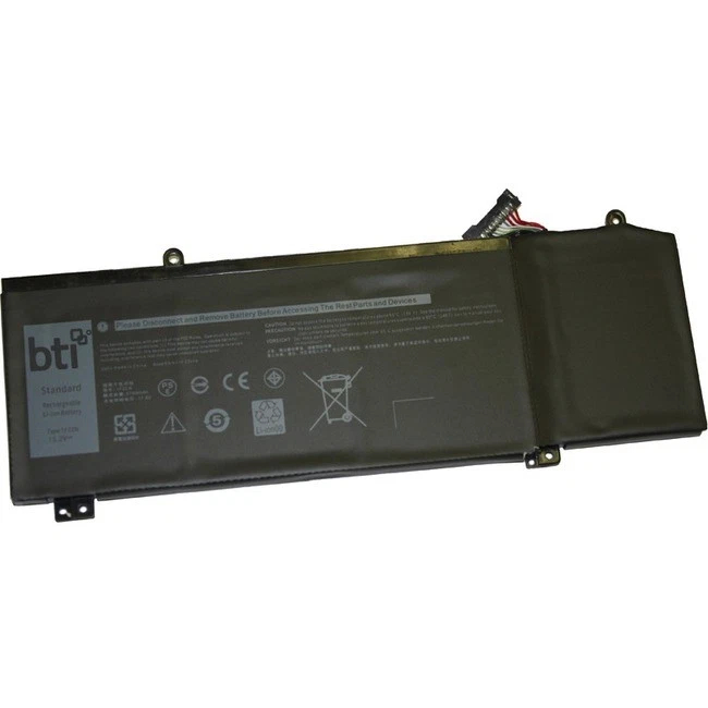 Picture of Battery Technology 1F22N-BTI 3750 mAh 11.52V Battery Replacement for Dell Laptop&#44; Black