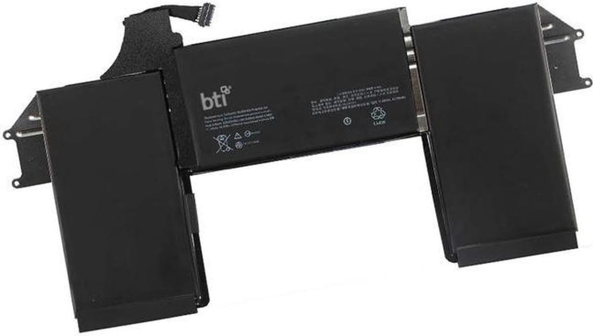 A1965-BTI 11.4V 4800mAh Replacement Battery for Apple Laptops, Black