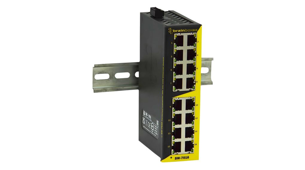 Picture of Brainboxes SW-7016 Industrial Automation Ethernet Switches Modules