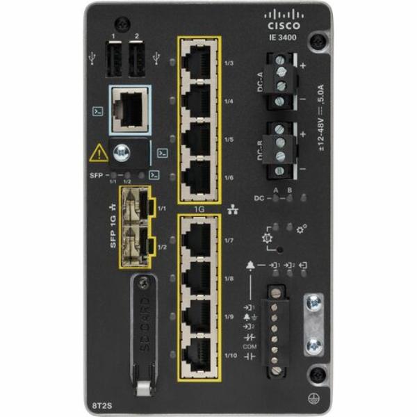 Picture of Cisco IE-3400-8T2S-E Mod System Ethernet Switch