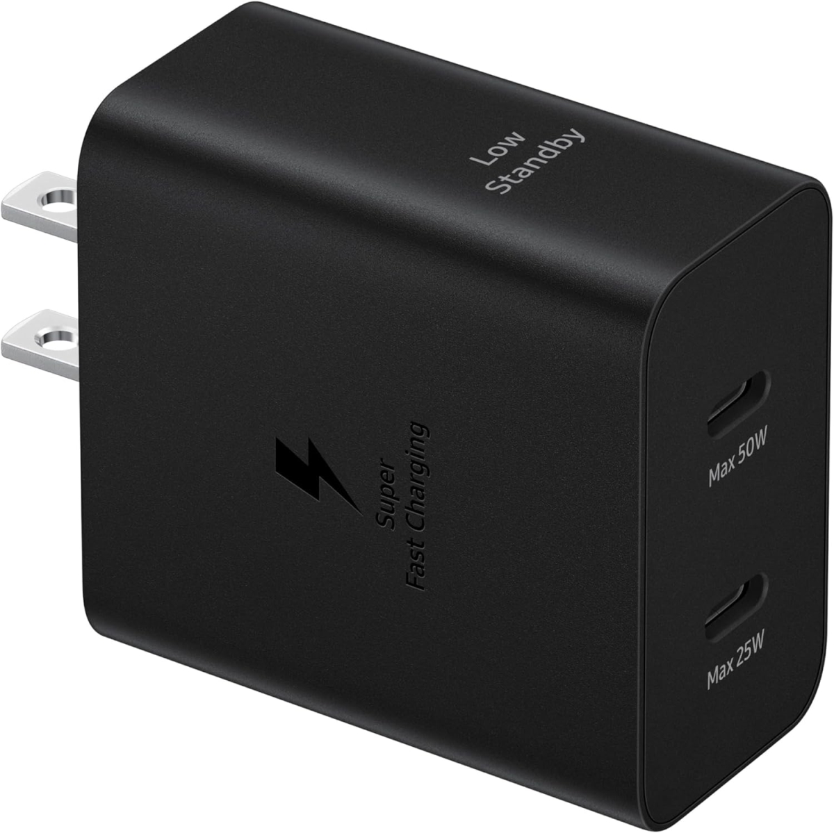 Picture of Samsung EP-T5020XBEGUS 50W Duo Power Adapter Wall Charger&#44; Black