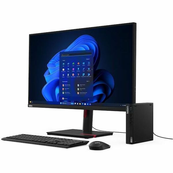 Lenovo ThinkCentre M70q Gen 5 Intel Core i5 16GB 256GB Desktop Computer - Black