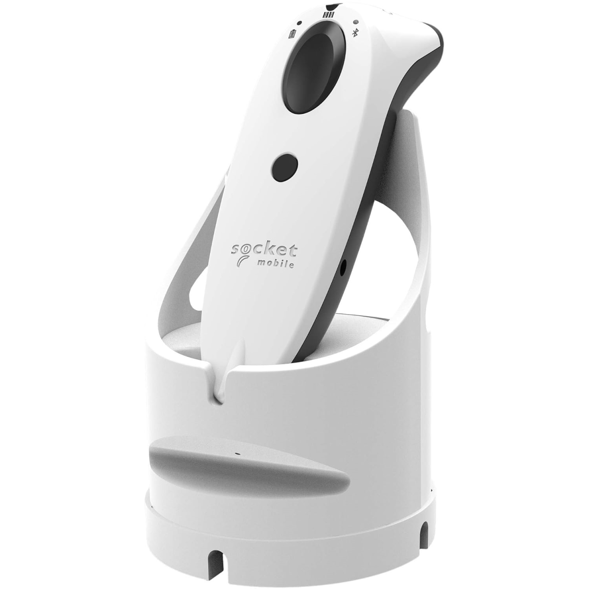 CX3487-1982 Universal Barcode Scanner, White & White Dock