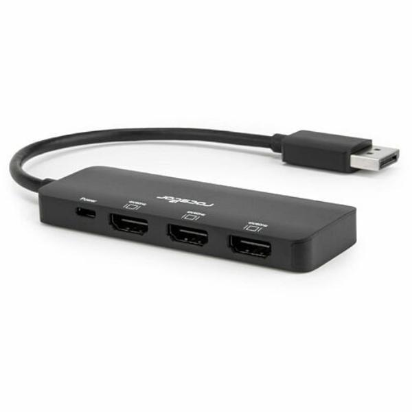Picture of Rocstor Y10A314-B1 Displayport 1.4 to Triple HDMI 4K Adapter