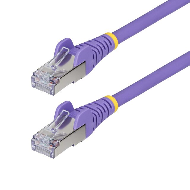 NLPL-6F-CAT6A-PATCH 10GbE S-FTP LSZH 100W PoE Cable - Purple