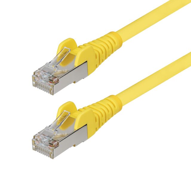 NLYL-6F-CAT6A-PATCH 10GbE S-FTP LSZH 100W PoE Cable - Yellow