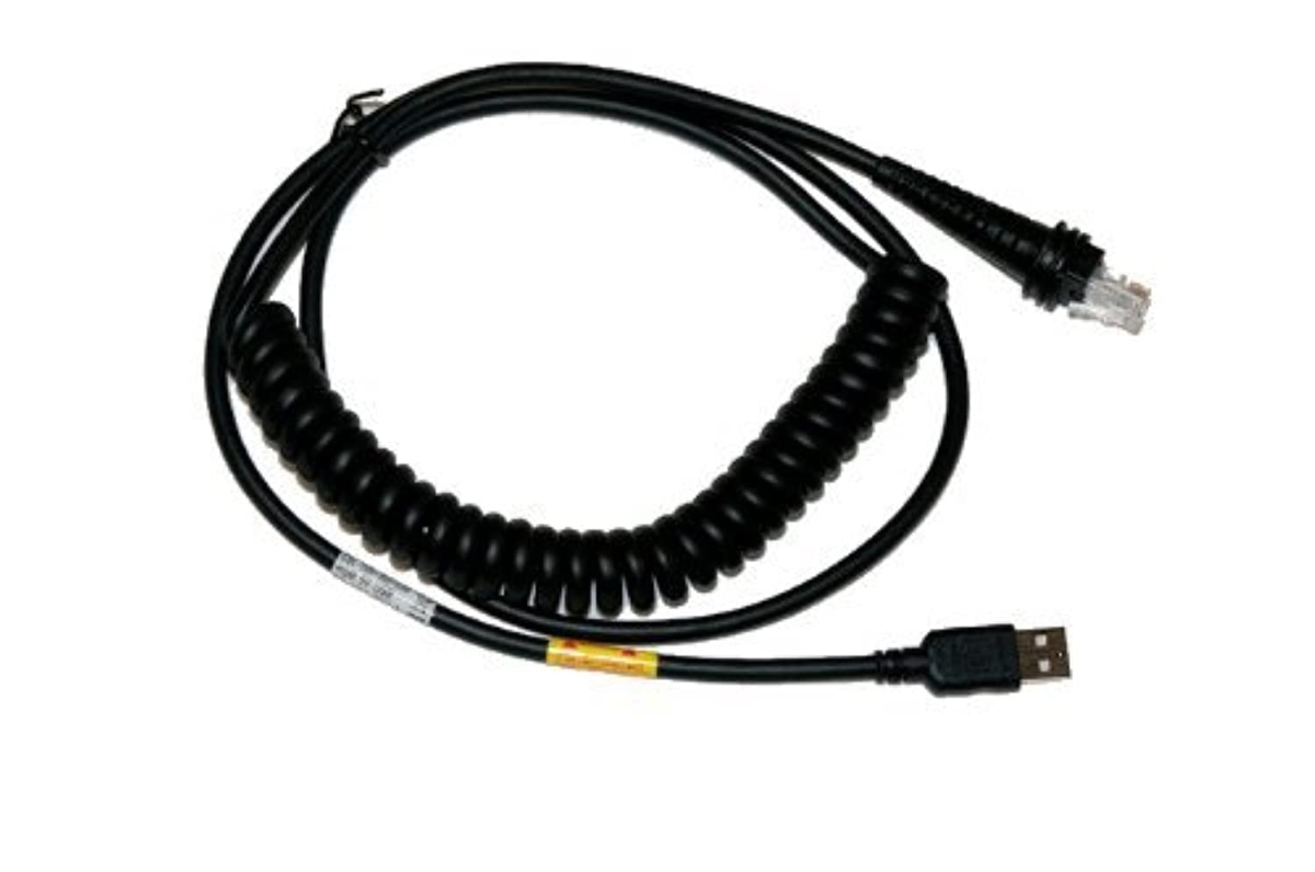 Picture of Honeywell Scanning CBL-500-400-C00-01 Host Power USB Coiled Cable without Ferrite