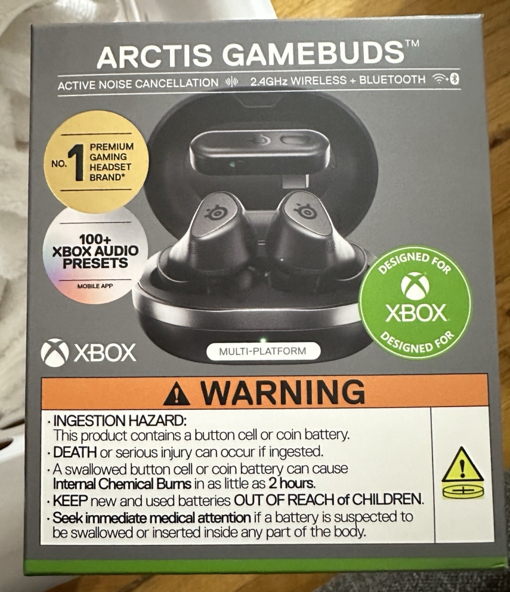 Picture of Steelseries 61707 True Wireless Noise Cancelling Arctis Bluetooth Gamebuds