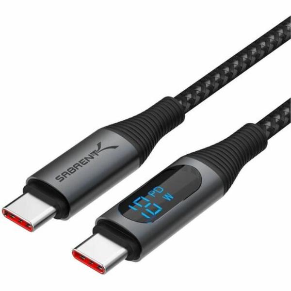 Picture of Sabrent CB-C2C1 3.28 ft. USB-C Data Transfer Cable for Display