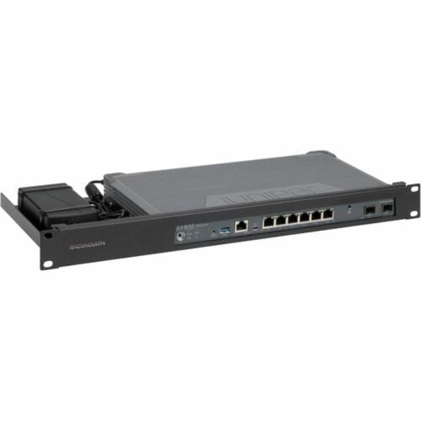Picture of Rackmount.IT RM-JN-T1 SRX300RACK JP-Rack Rackmount Kit for Firewall - 1U Rack Height - Rack-Mountable&#44; Signal Black