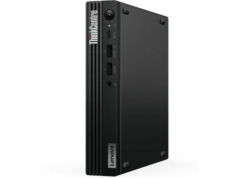 12RQ001NUS ThinkCentre M75q Gen 5 Desktop Computer with AMD Ryzen 5 PRO 8600GE 32GB & 512GB SSD - Tiny, Black