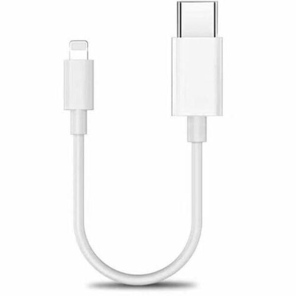 Picture of 4XEM 4XUSBC8PIN30CMW 1 ft. MFi Certified USB-C to Lightning Cable - 480 Mbps&#44; Nickel Plated for iPhone-iPad-Power Bank&#44; White