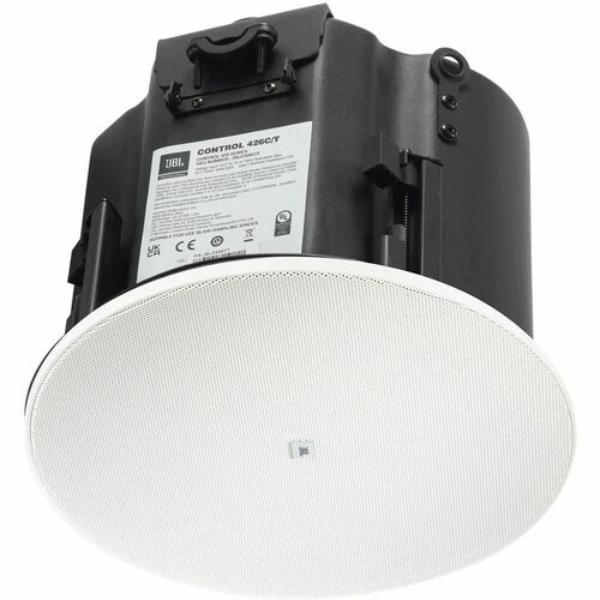 Picture of Harman Pro JBL-C426C-T 6.5 in. Professional Control 426C-T 2-Way Ceiling & Rail Mount Blind Mount Speaker - 300W Peak - Woofer - 1 in. Soft Dome Neodymium Tweeter - 72Hz-19kHz&#44; White