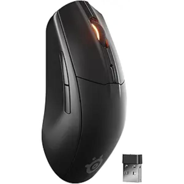 Picture of SteelSeries 62687 Rival 3 Wireless Gen 2 Gaming Mouse - 2.4GHz & Bluetooth - 18000 DPI True Move Air Optical Sensor&#44; Black