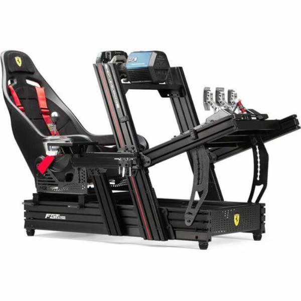 Next Level Racing NLR-E048 F-GT Elite 160 Scuderia Ferrari Edition Cockpit - Aluminum - Carbon Steel, Black
