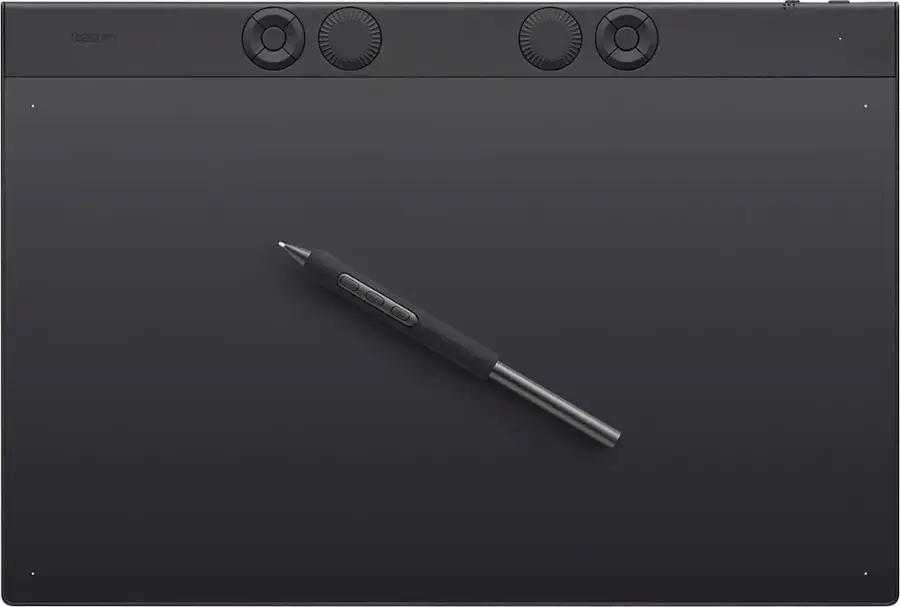 Picture of Wacom PTK870K0A 2025 Intuos Pro Large Bluetooth Professional Graphic Drawing Tablet - Black