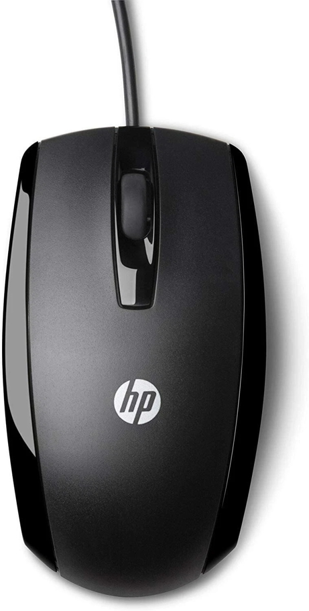 E5E76AA-ABA HP X500 USB 3 Button Optical Wired Mouse, Black