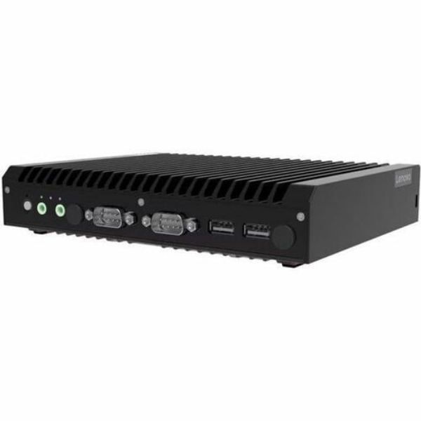 12NH001NUT 65W Think Edge SE10 Atom Quad Core 1.90 GHz Intel Chip 8 GB RAM DDR4 SDRAM 32 GB 256 GB SSD Linux UHD Graphics Gigabit Ethernet - Black