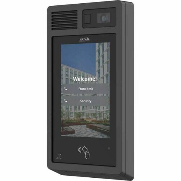 02784-001 7 in. Touchscreen IPS 8 Megapixel I8307-VE Network Video Intercom Device, Black