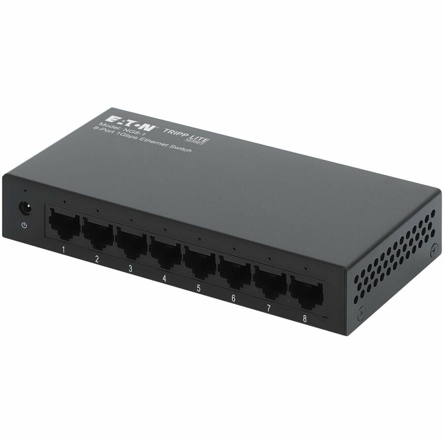 NG8-1 Tripp Lite Series 8-Port 10-100-1000 Mbps Desktop Gigabit Ethernet Unmanaged Switch - Metal Enclosure