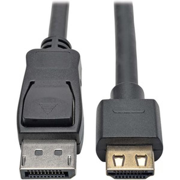 P582-006-HD-V4A Tripp Lite Series DisplayPort 1.4 to HDMI Active Adapter Cable - M-M, 4K 60 Hz, 4-4-4, HDR, HDCP 2.2, 6 ft.