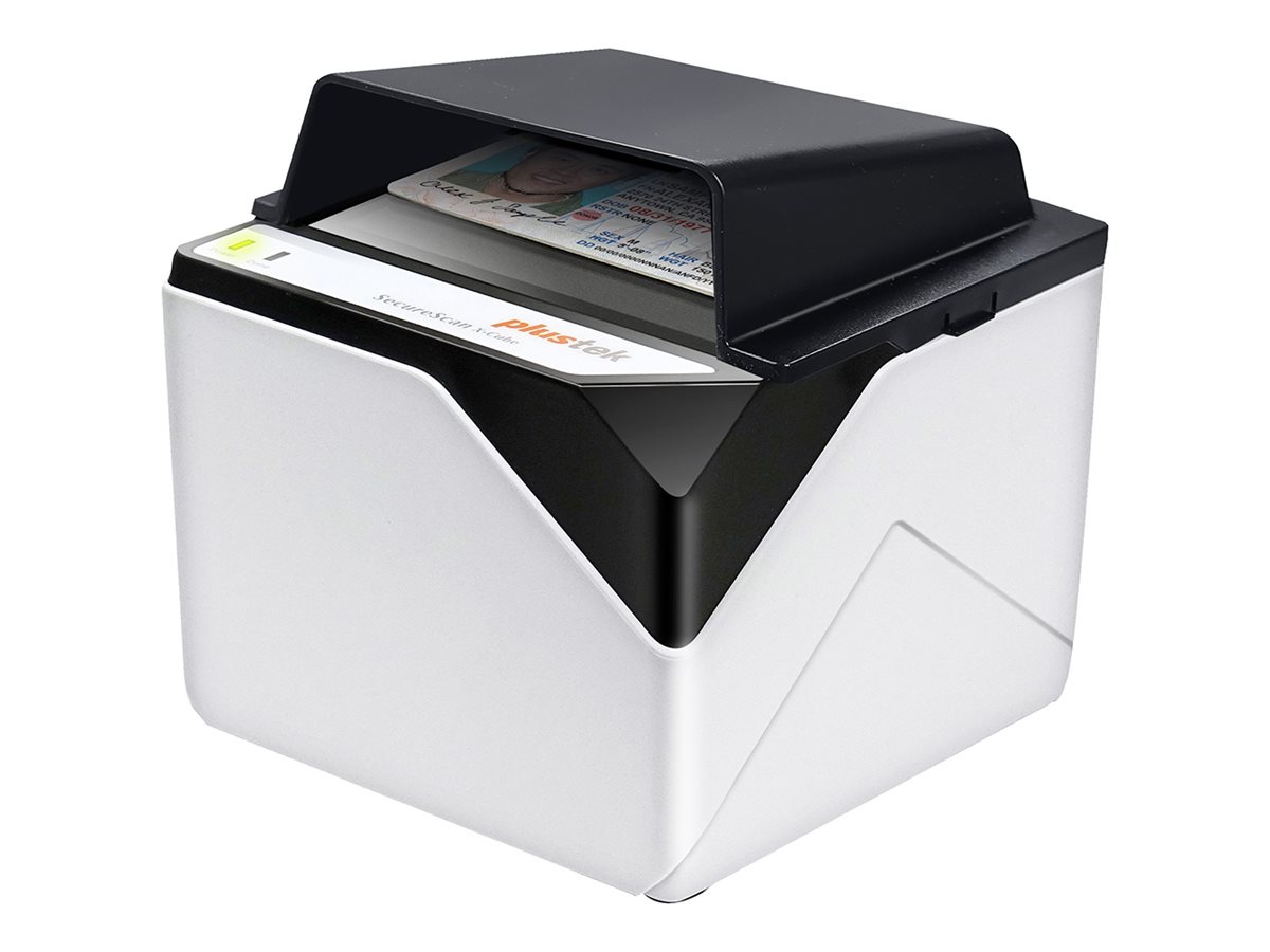SECURESCANXCUBE1K Readervisible UV IR Illumination SecureScan X-Cube 1000 Document Scanner, Black & White
