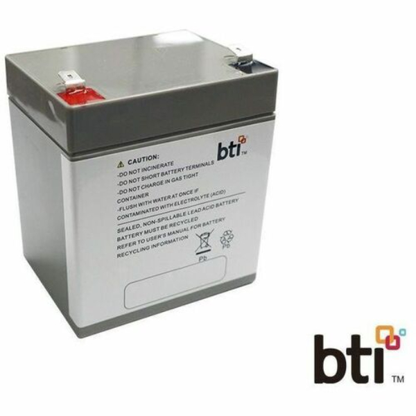 BTI 12V5.5A-T2-BATT-BTI 12V 5.5AH 1-CELL T2/F2 SEALED LEAD ACID BATTERY