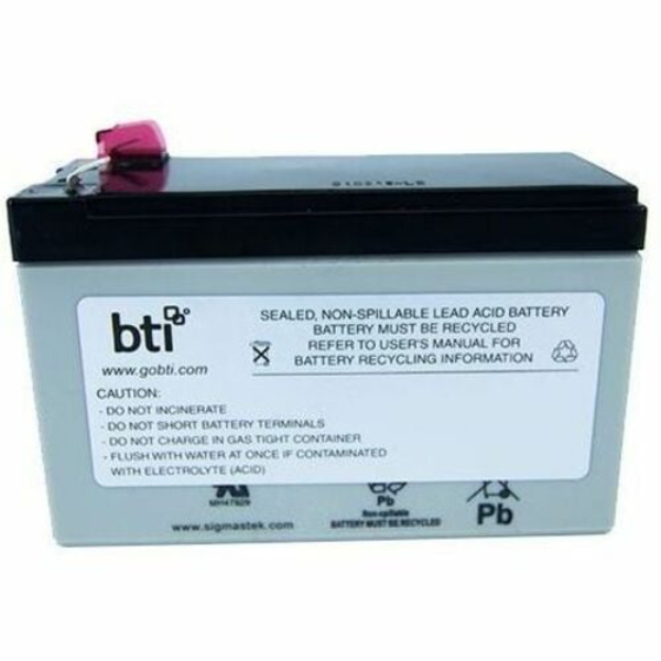 RBC51-SLA51-BTI TAA Compliant Sealed Lead Acid Battery for APC - AVR550U, AVR650UM & ECO1000LCD