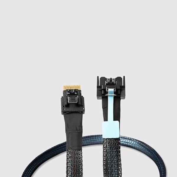 MB403L-B Data Cable - MICO 4i SFF-TA-1016 to Slim SAS 4i SFF-8654 Cable - 0.5M