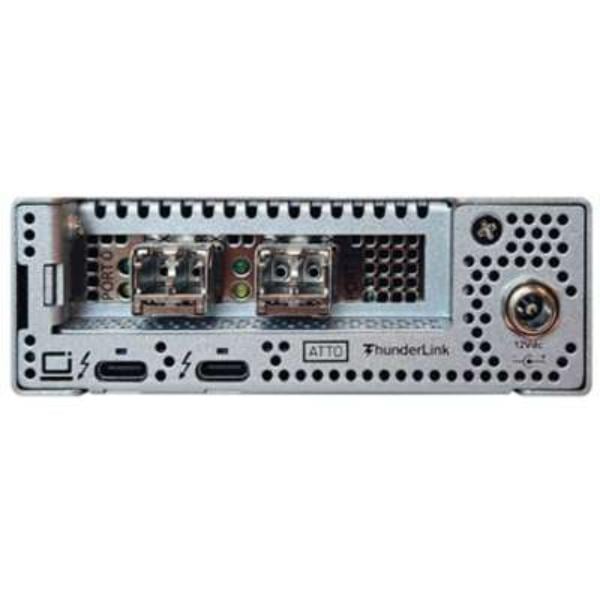 TLFC-5082-D00 Thunderbolt 5 to Dual 8GB Fiber Channel 2 SFP Plus Modules Desktop