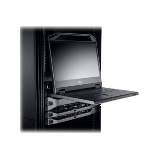 DKMMLED185-G01 18.5 in. 1U Rackmount LED KMM Console - English Language Keyboard - TAA Compliant - LED - 2 x USB - 1 x VGA - Keyboard