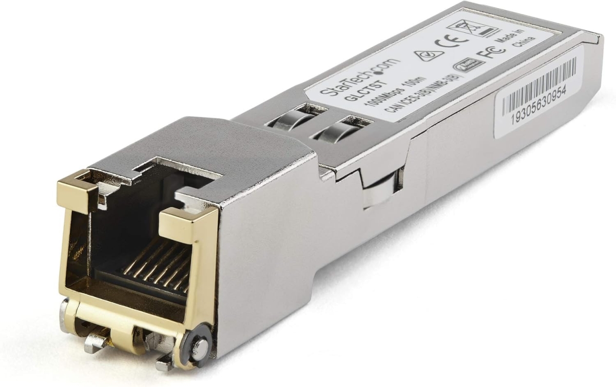 Juniper Enterprise Routing CTP-SFP-1GE-T Compatible SFP Module for 1000BASE-T - SFP to RJ45 Cat6-Cat5