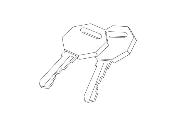 103106-P Tripp Lite Series Rack Door Keys Set