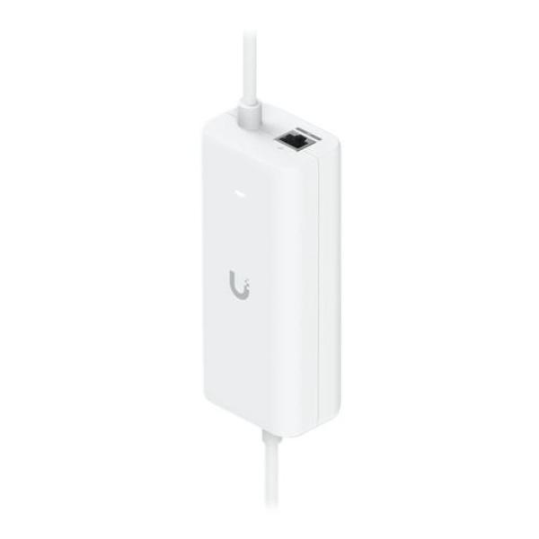 UACC-POE-USBC PoE Plus Adapter with USB-C 30W Output - UniFi Cloud Power Enabler, Wall & DIN Rail Mount Compatible