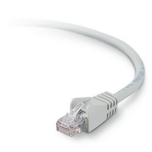 2U3289 5 ft. Cat6 Gry UTP RJ45Ft & Male Patch Cable