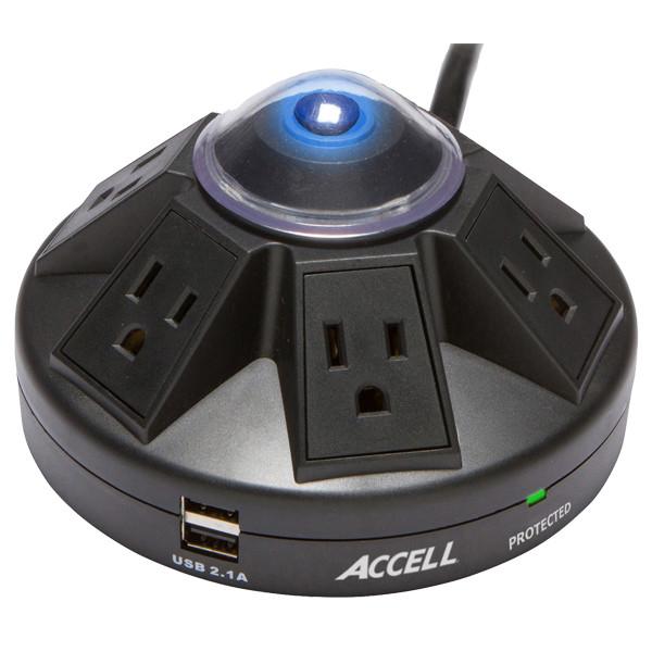 Picture of Accell RY7294 Powramid Power Center & USB Charging Station