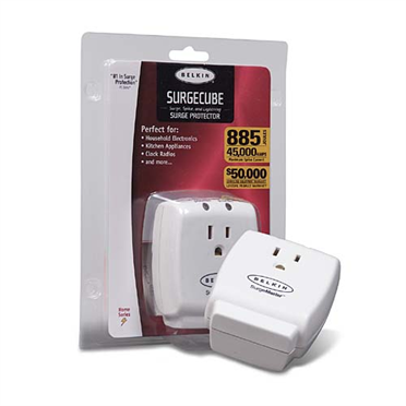 Picture of Belkin 051474 1 Outlet Wall Mount Surgecube 50K