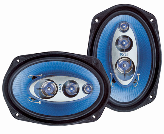 T51735 6 x 9 in. 400W Four-Way Speakers