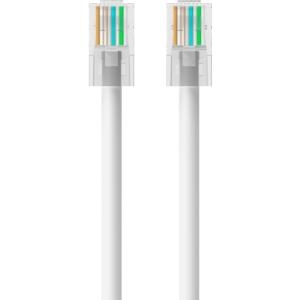 Picture of Belkin 007755 10 ft. Cat5e White Patch Cord Cable Rohs